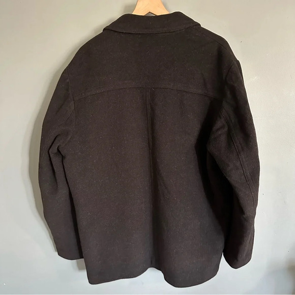 Express Men's Single-Breasted Wool Coat. 100% Wool.‎ - Picture 9 of 10